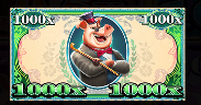 Piggy Bank Bills 1000倍の図柄